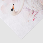 Papier Mousseline Shabby Chic Swan 1 papier découpage (Détail)