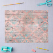 Papier Mousseline Shabby Chic Wood Series Design 14 (Artisanat)