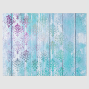 Papier Mousseline Shabby Chic Wood Series Design 2