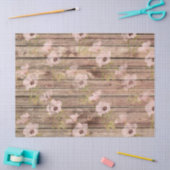 Papier Mousseline Shabby Chic Wood Series Design 8 (Artisanat)