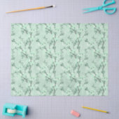 Papier Mousseline Shabby Floral Mint Series Design 7 (Artisanat)