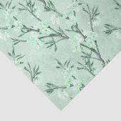 Papier Mousseline Shabby Floral Mint Series Design 7 (Détail)