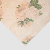 Papier Mousseline Shabby Floral Peach Series Design 2 (Détail)