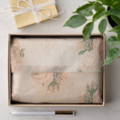 Papier Mousseline Shabby Floral Peach Series Design 2 (Cadeau)