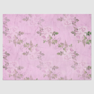 Papier Mousseline Shabby Floral Purple Series Design 10