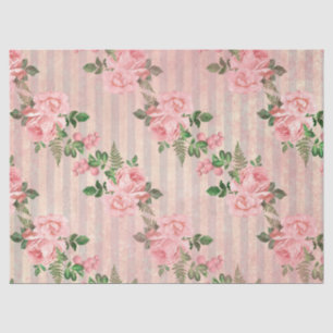 Papier Mousseline Shabby Floral Rose Series Design 6