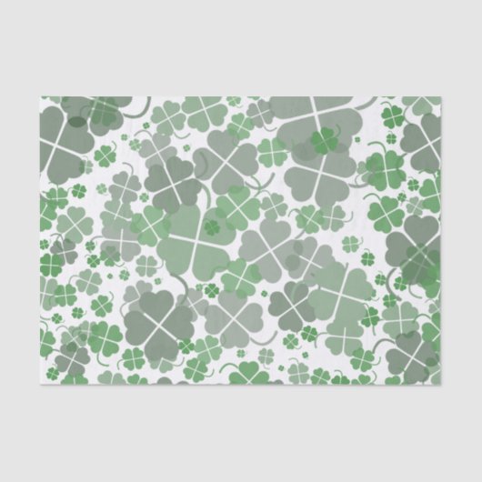 Papier Mousseline Shamrock (Recto)