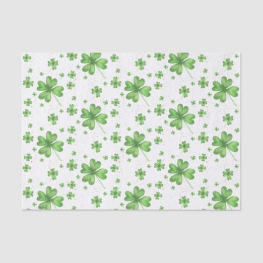 Papier Mousseline Shamrock (Recto)
