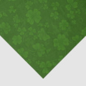 Papier Mousseline Shamrock de St. Patrick (Détail)