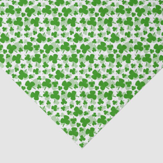 Papier Mousseline Shamrock fou (Détail)
