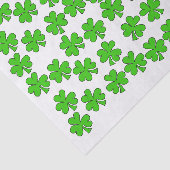 Papier Mousseline Shamrock irlandais (Détail)