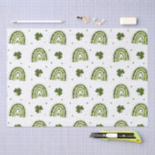 Papier Mousseline Shamrock vert Boho Rainbow St.Patrick's Day (Artisanat)