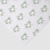 Papier Mousseline Shamrocks avec la Couronne de Sauveur St. Patrick' (Détail)