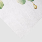 Papier Mousseline Shamrocks avec perles d'or (Détail)