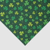 Papier Mousseline Shamrocks de la Saint Patrick (Détail)