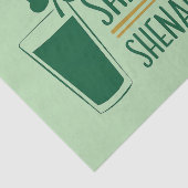 Papier Mousseline Shamrocks et Shenanigans : Conception de la Saint (Détail)