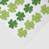 Papier Mousseline Shamrocks ombragés (Détail)