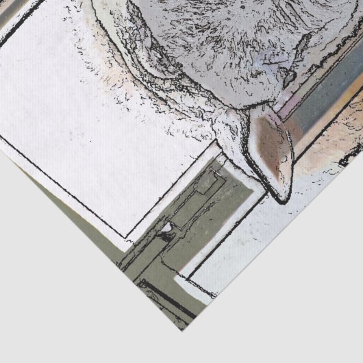 PAPIER MOUSSELINE SHEEP (Détail)