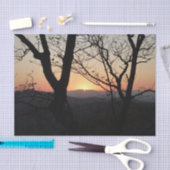 Papier Mousseline Shenandoah Sunset National Park Paysage (Artisanat)