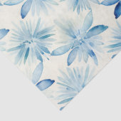 Papier Mousseline Shibori Blue Japanese Textile Art no 4 (Détail)