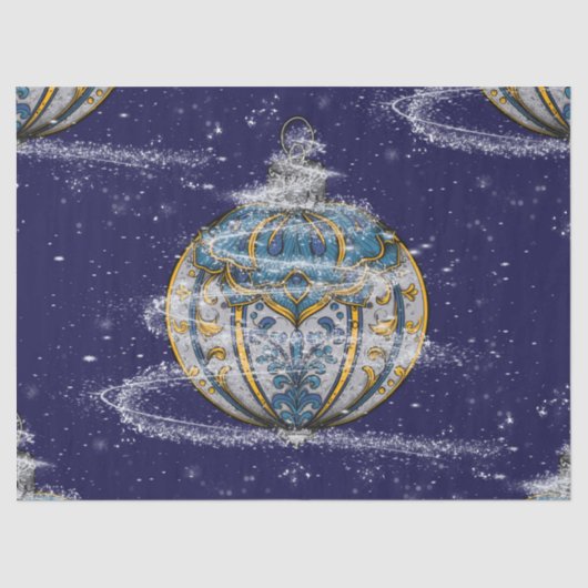 Papier Mousseline Shimmery Ornament (Recto)