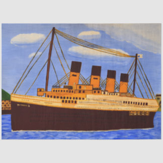 Papier Mousseline Ship Titanic Tissue paper 