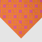 Papier Mousseline Shippo rose et orange (Détail)