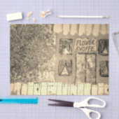 Papier Mousseline Shoppe de fleurs Sepia (Artisanat)