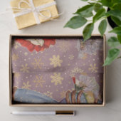 Papier Mousseline Shopping de Noël (Cadeau)