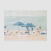 Papier Mousseline Si c'est les plages (Recto)