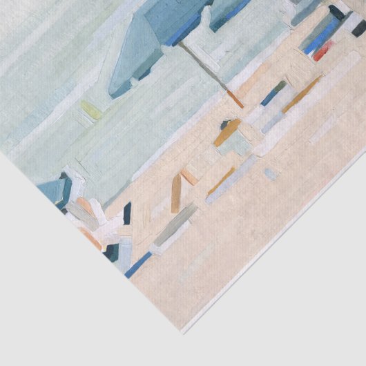 Papier Mousseline Si c'est les plages (Détail)