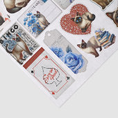 Papier Mousseline Siamese Cat Fussy Cuts with Coordinating Ephemera (Détail)
