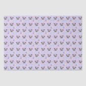 Papier Mousseline Siamese Cat Tissue Paper in Purple (Recto)