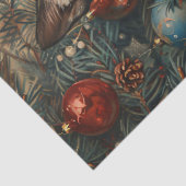 Papier Mousseline Siamese Kitten Noël Chat Vintage Découpage (Détail)