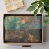 Papier Mousseline Siegfried und die Rheintochter par Hans Zatzka (Cadeau)
