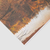 Papier Mousseline Sienna forêt saturée (Détail)