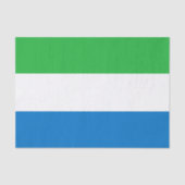 Papier Mousseline Sierra Leone Flag (Recto)