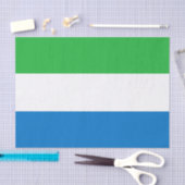 Papier Mousseline Sierra Leone Flag (Artisanat)