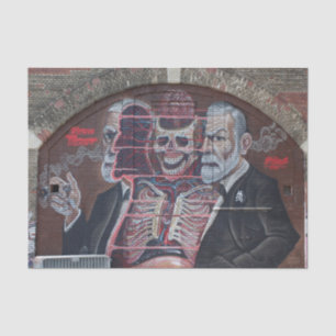 Papier Mousseline Sigmund Freud Street Art