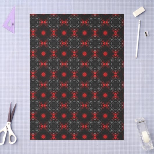 Papier Mousseline Signature Goth Pattern (Artisanat)