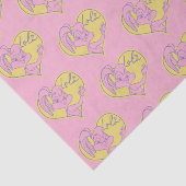 Papier Mousseline Signature Lola Heart (Détail)