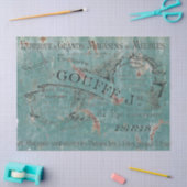 Papier Mousseline Signe de découpage vintage français (Artisanat)