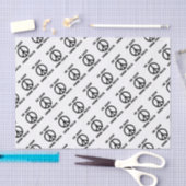 Papier Mousseline Signe de Paix Modifiable  (Artisanat)