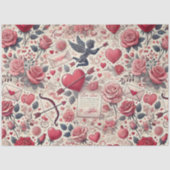 Papier Mousseline Signed with a Rose (Recto)