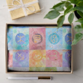 Papier Mousseline Signes astrologiques Zodiac Art d'anniversaire (Cadeau)