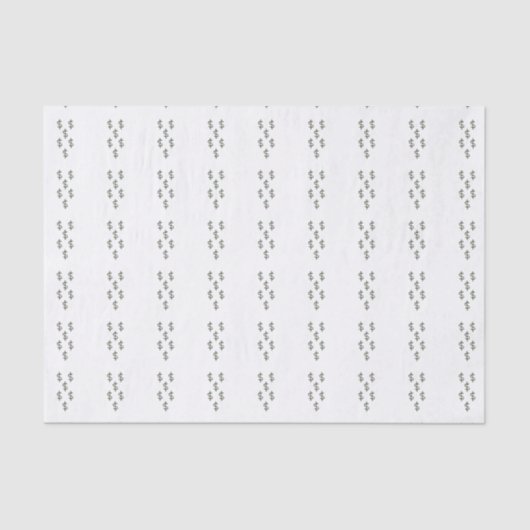 Papier Mousseline Signes de dollars (Recto)