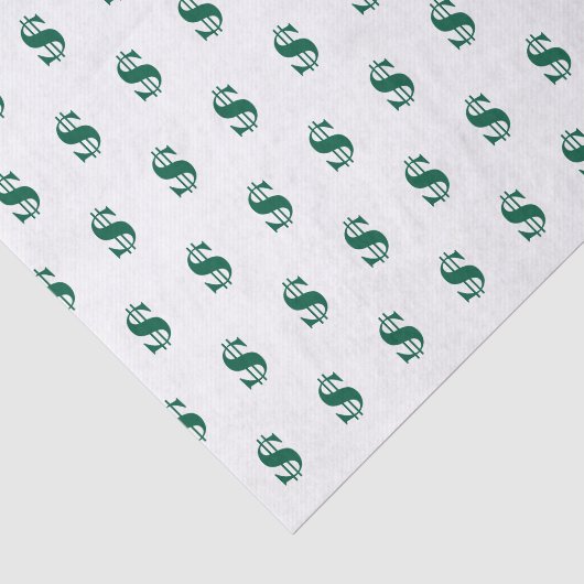 Papier Mousseline Signes dollar (Détail)