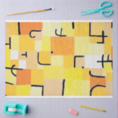 Papier Mousseline Signes en Jaune, Paul Klee (Artisanat)