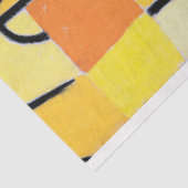 Papier Mousseline Signes en Jaune, Paul Klee (Détail)
