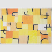 Papier Mousseline Signes en Jaune, Paul Klee (Recto)